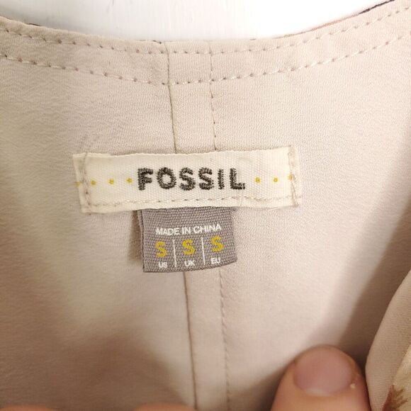 Fossil Dress WOmens Small Y2K Babydoll Flouncy Floral Drop Waist Tiered Pink - Picture 4 of 9